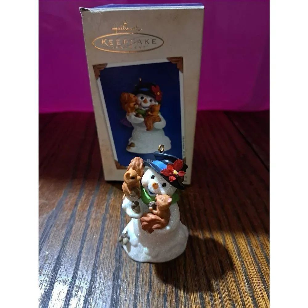 Vintage 2003 Hallmark Keepsake Snow Buddies #6 Christmas Holiday Tree Ornament